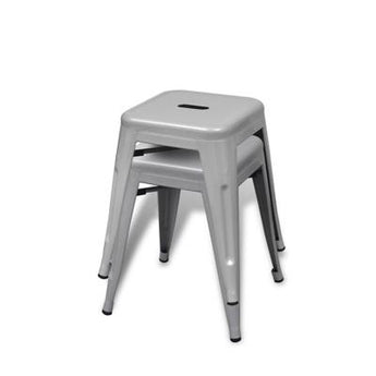 Dual Tolix Bar Stool Short Front Stacked